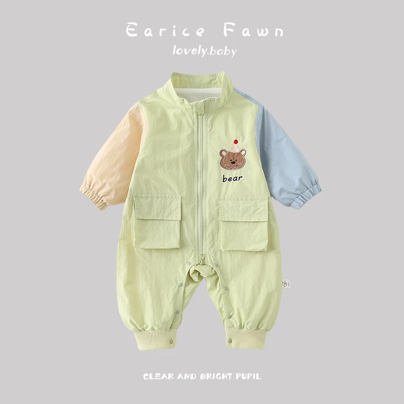 YM婴幼儿春秋装长袖连体衣男女宝宝衣服超萌洋气哈衣满月周岁爬爬