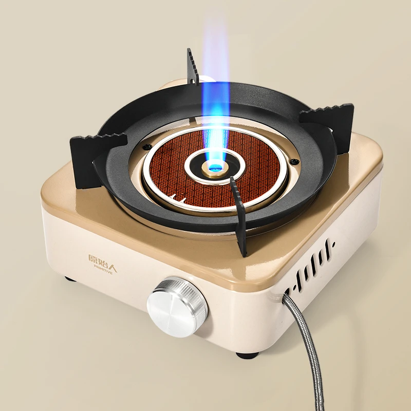 【原始人耀焰卡式炉】户外便携式分体式炊具露营野外装备新煮茶炉具