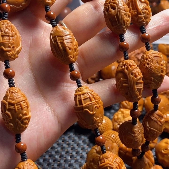 橄榄核吊坠心**往园林脖挂