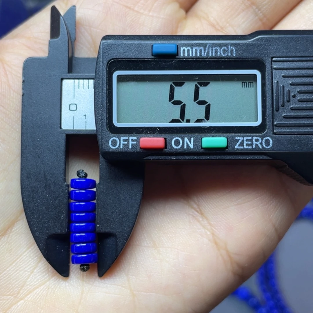 青金石未镶嵌5mm隔片配饰