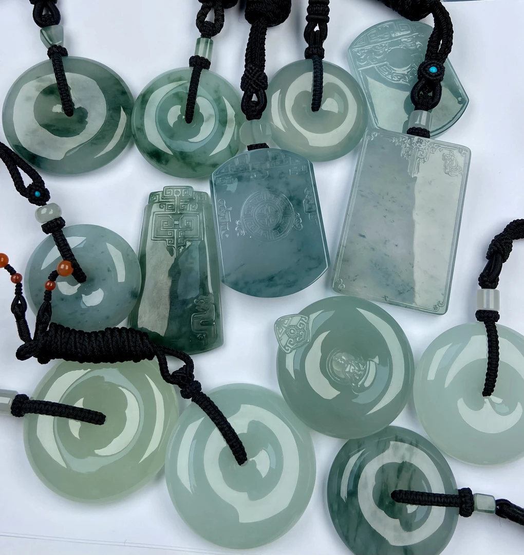 冰飘花平安扣男女同款时尚百搭