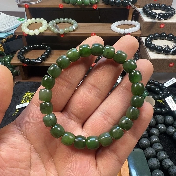 和田玉手串未镶嵌