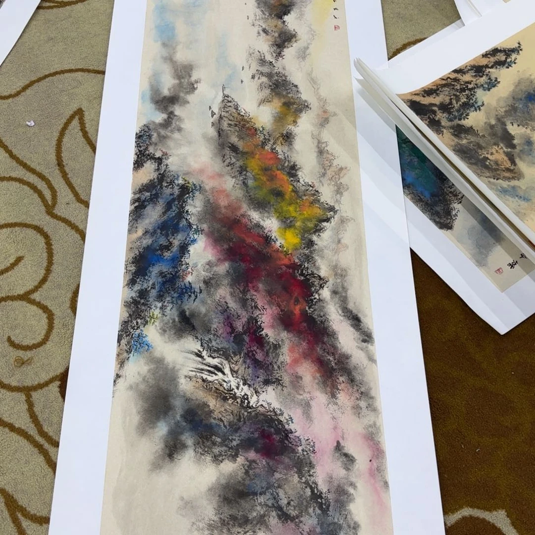 国画淡**墨罗军小六条李欣主播