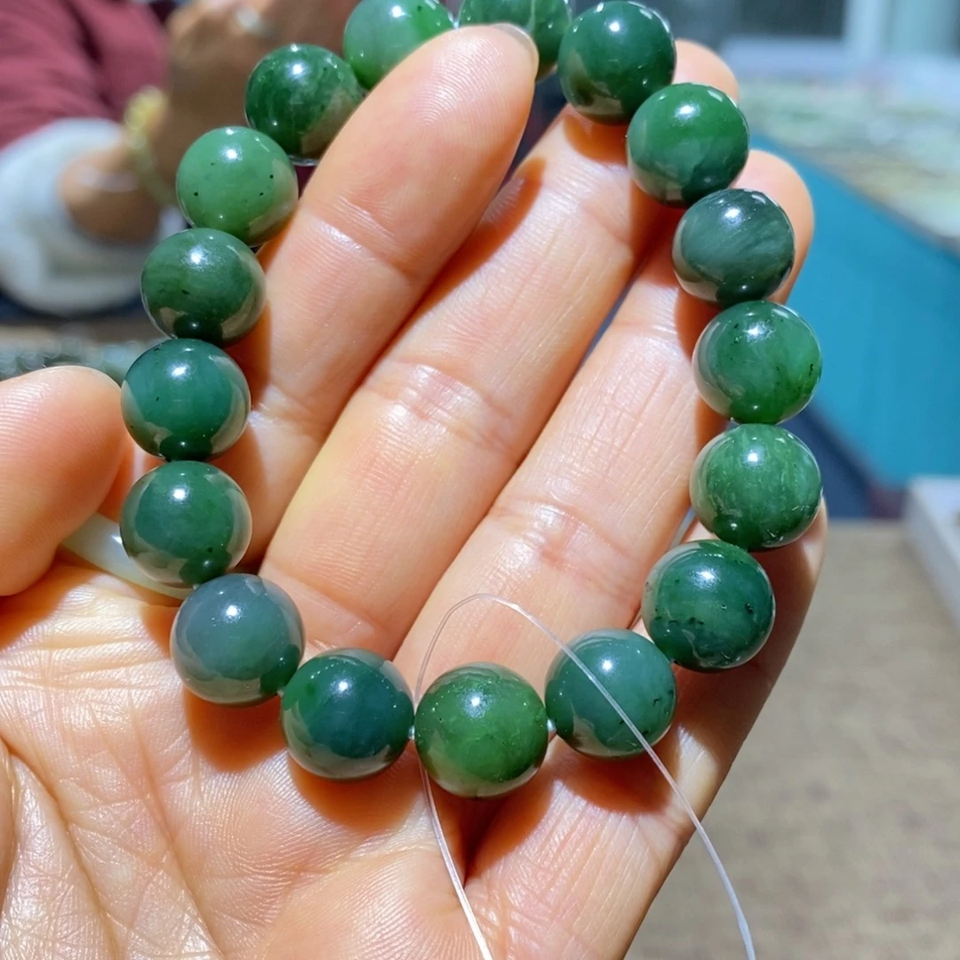 和田玉未镶嵌挂件碧玉12