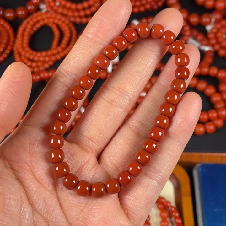 未镶嵌手链南红玛瑙@***轻