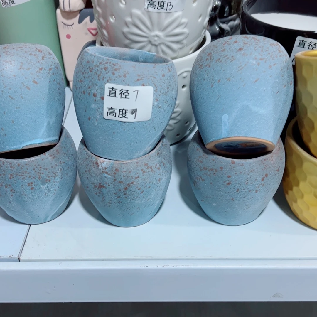有孔陶瓷花盆，满10米包邮发货