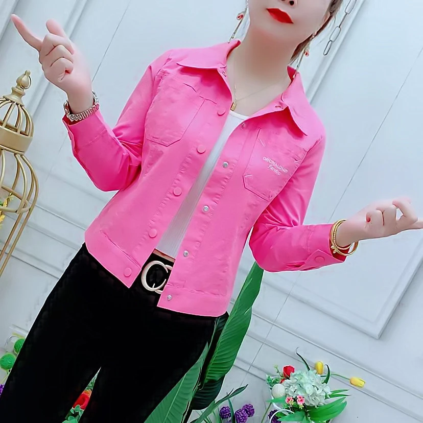 2025新款时尚百搭显瘦工装长袖衬衫女韩版洋气减龄小个子短款上衣