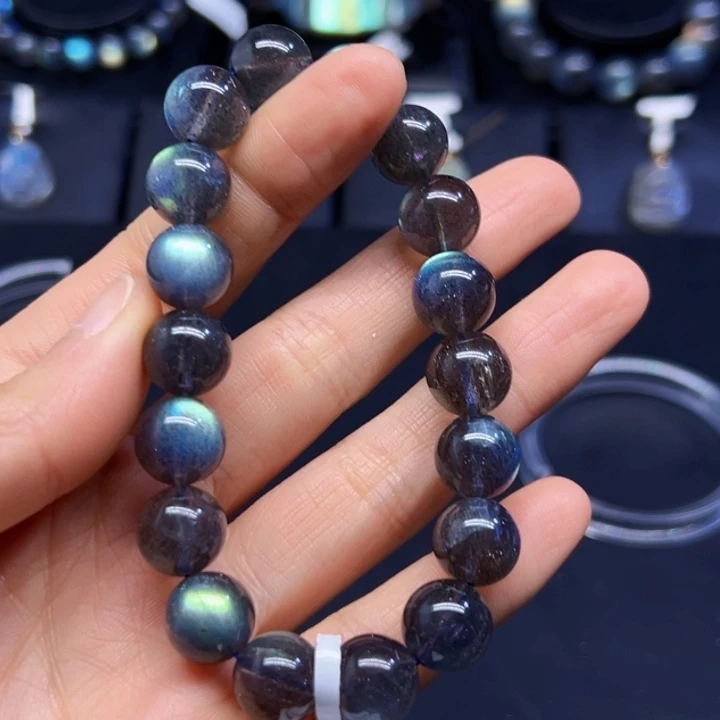 拉长石手串未镶嵌L*11.5左右