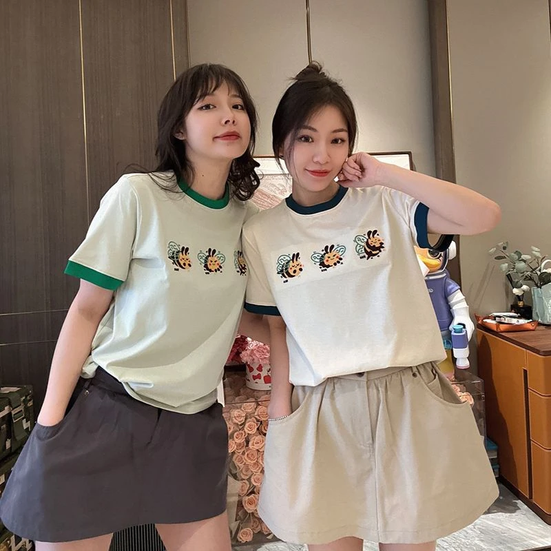 （直播）BETTER JOELAY-小版【玖野蜜蜂】时尚短袖T恤休闲风KH1805