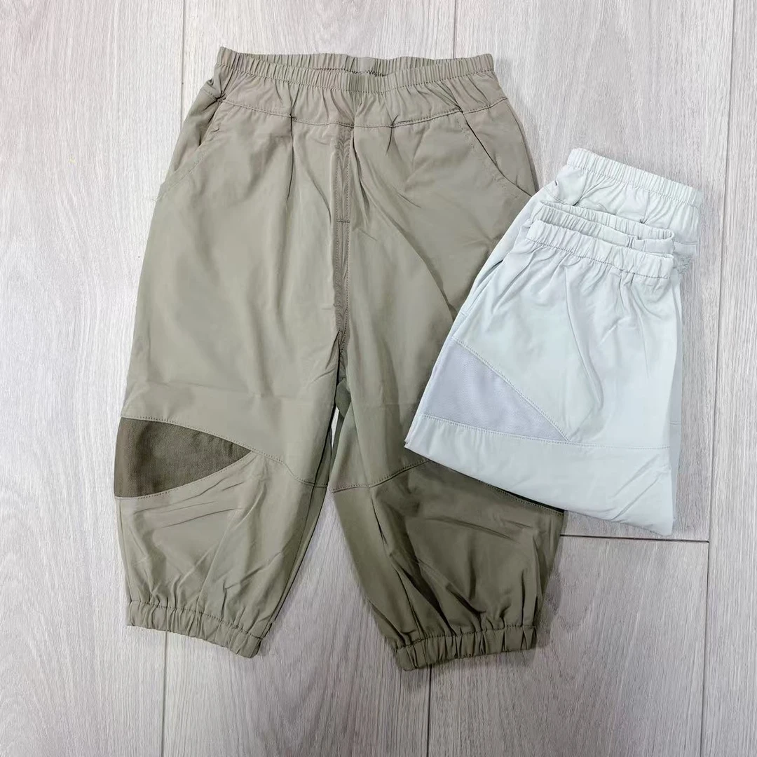 儿童夏季防蚊裤薄款男童宝宝速干裤休闲裤子  85156