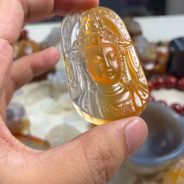 玛瑙/玉髓未镶嵌吊坠(不含链)