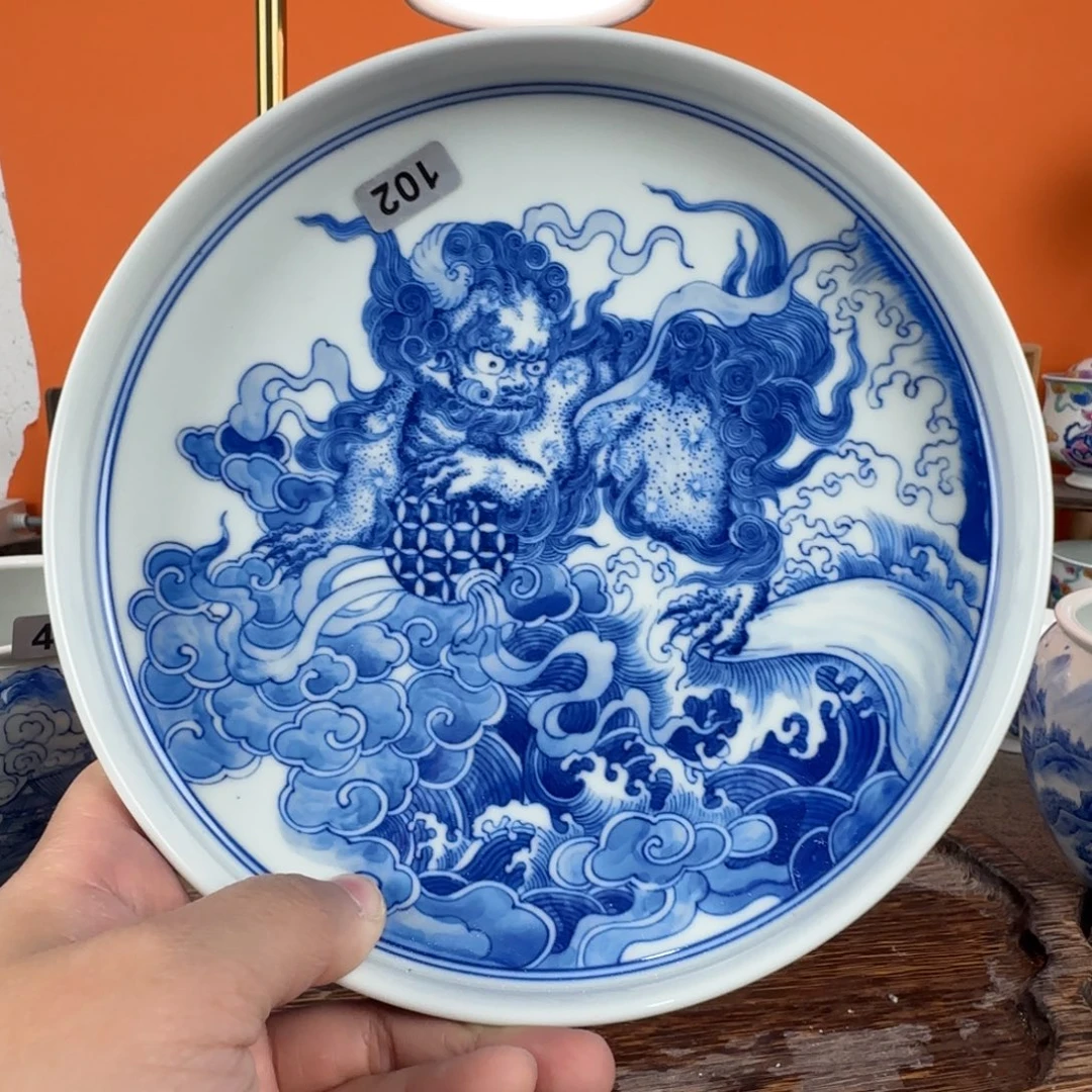 瓷片景德镇手绘青花茶器102