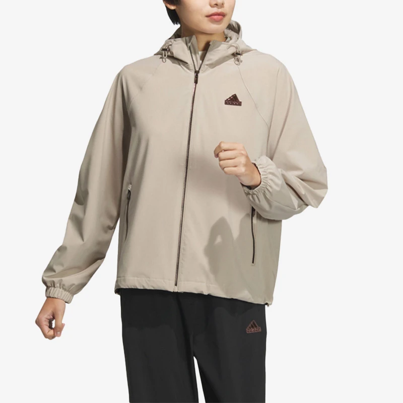 adidas/阿迪达斯TECH WOVEN JACKET 运动休闲连帽夹克外套 JJ1128