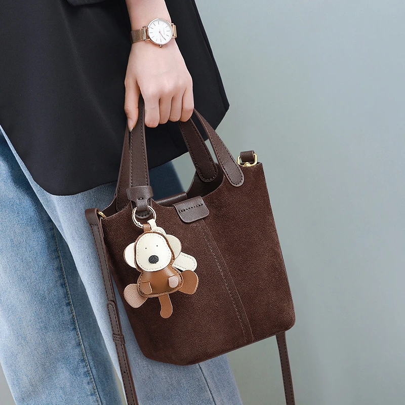 君澜真皮包包女单肩手提包复古简约斜挎包生日礼物送女友送老婆