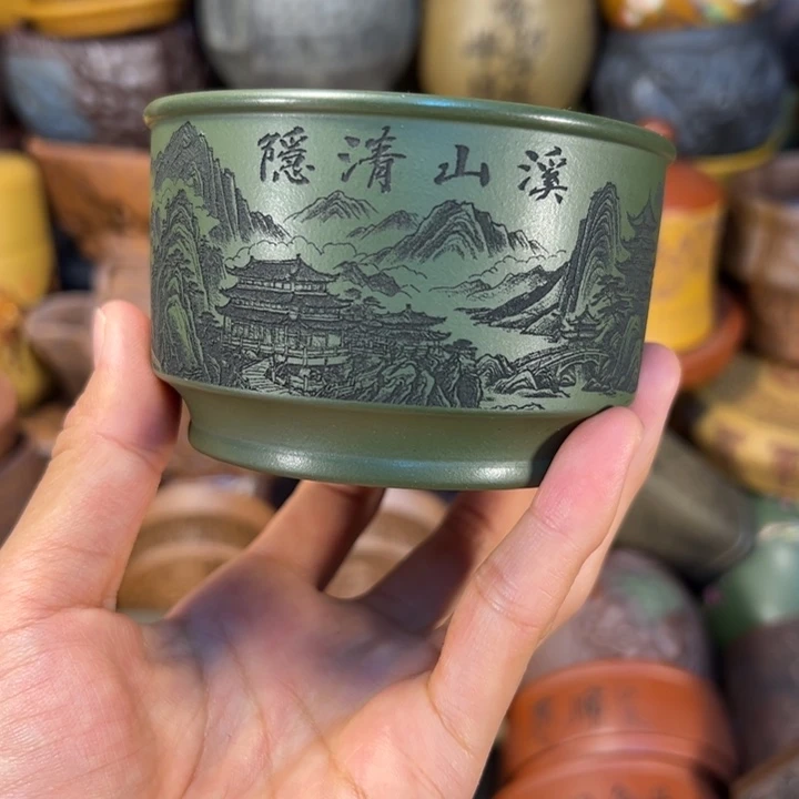 茶杯紫砂宜兴紫杯子