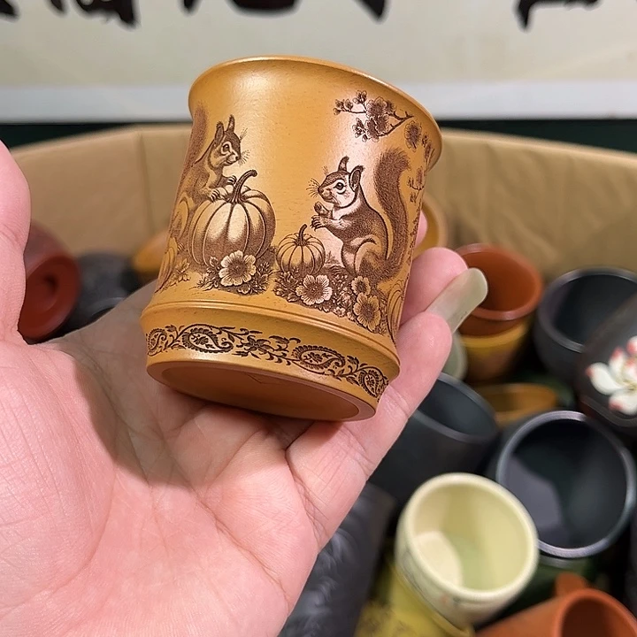 茶杯紫砂全手工紫砂主人杯