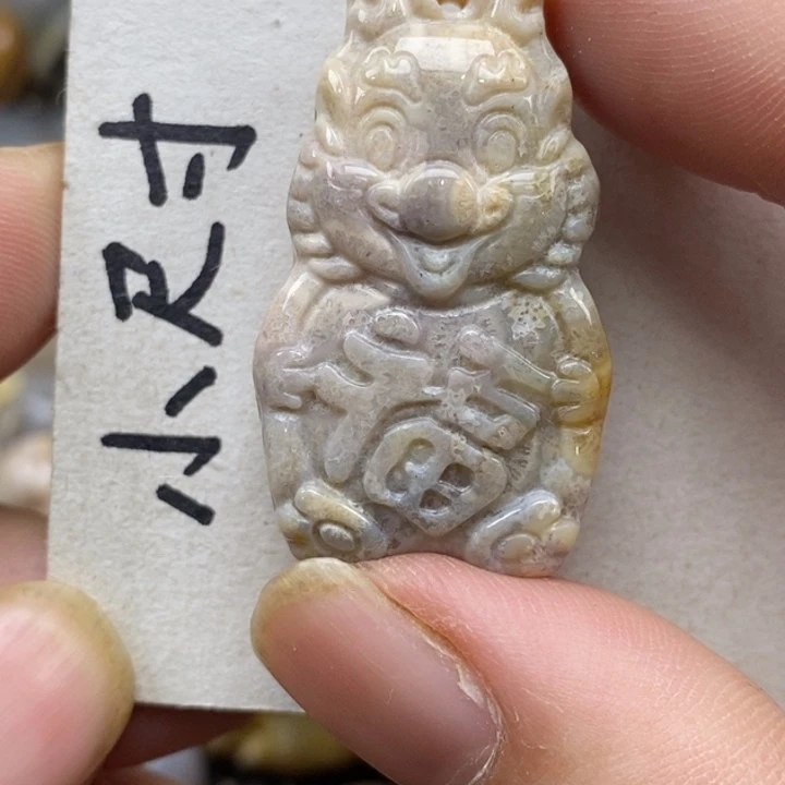 硅化珊瑚（珊瑚玉）未镶嵌颈饰