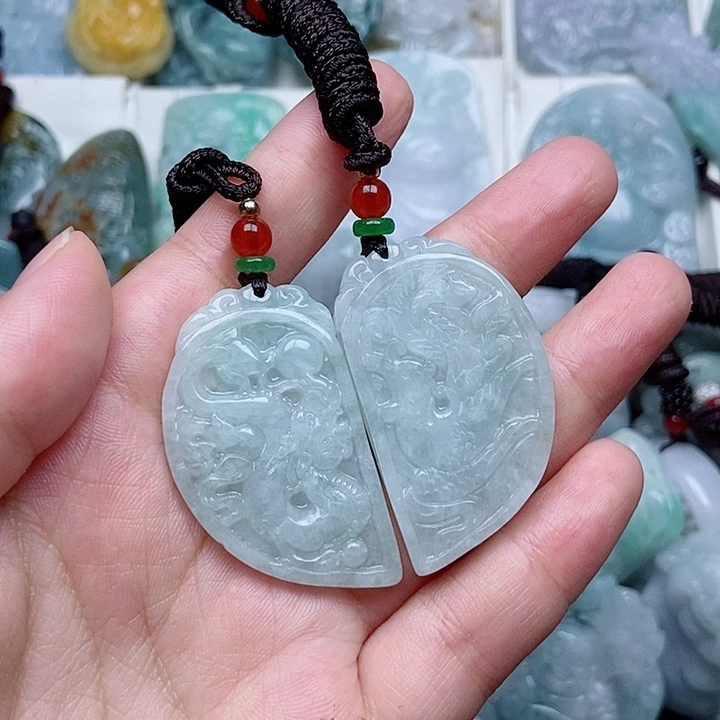 翡翠未镶嵌吊坠(不含链)翡翠