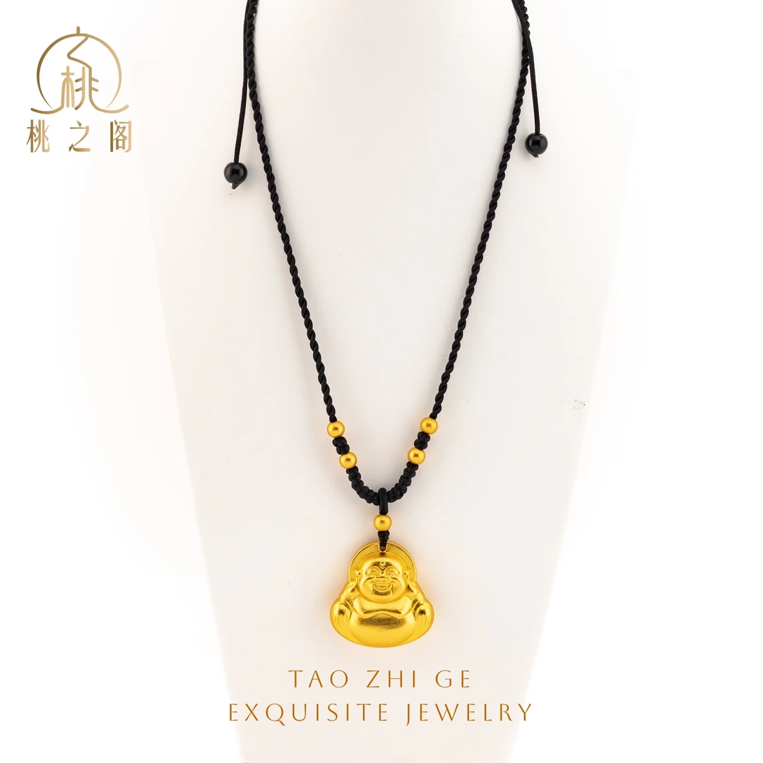 铜合金布艺吊坠 大肚佛弥勒佛AG1170