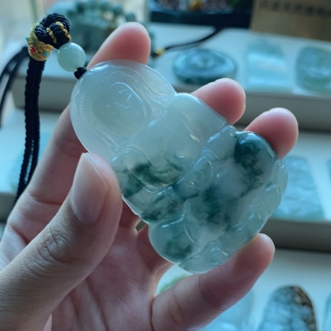 【闪购商品】颈饰未镶嵌翡翠天然缅甸A货翡翠