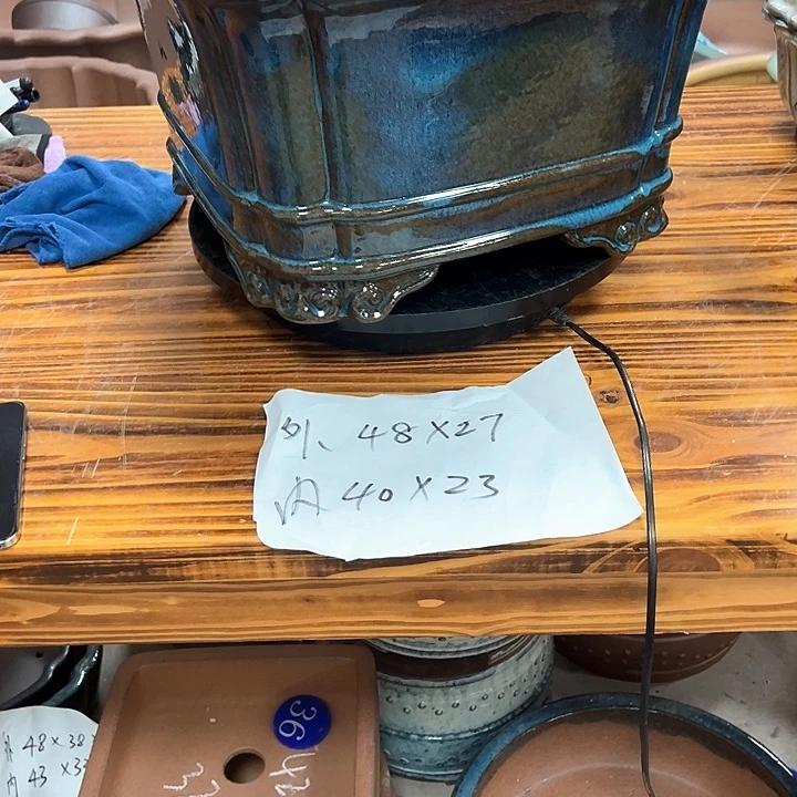 紫砂花盆用****7宜兴市王兵还原釉四方盆