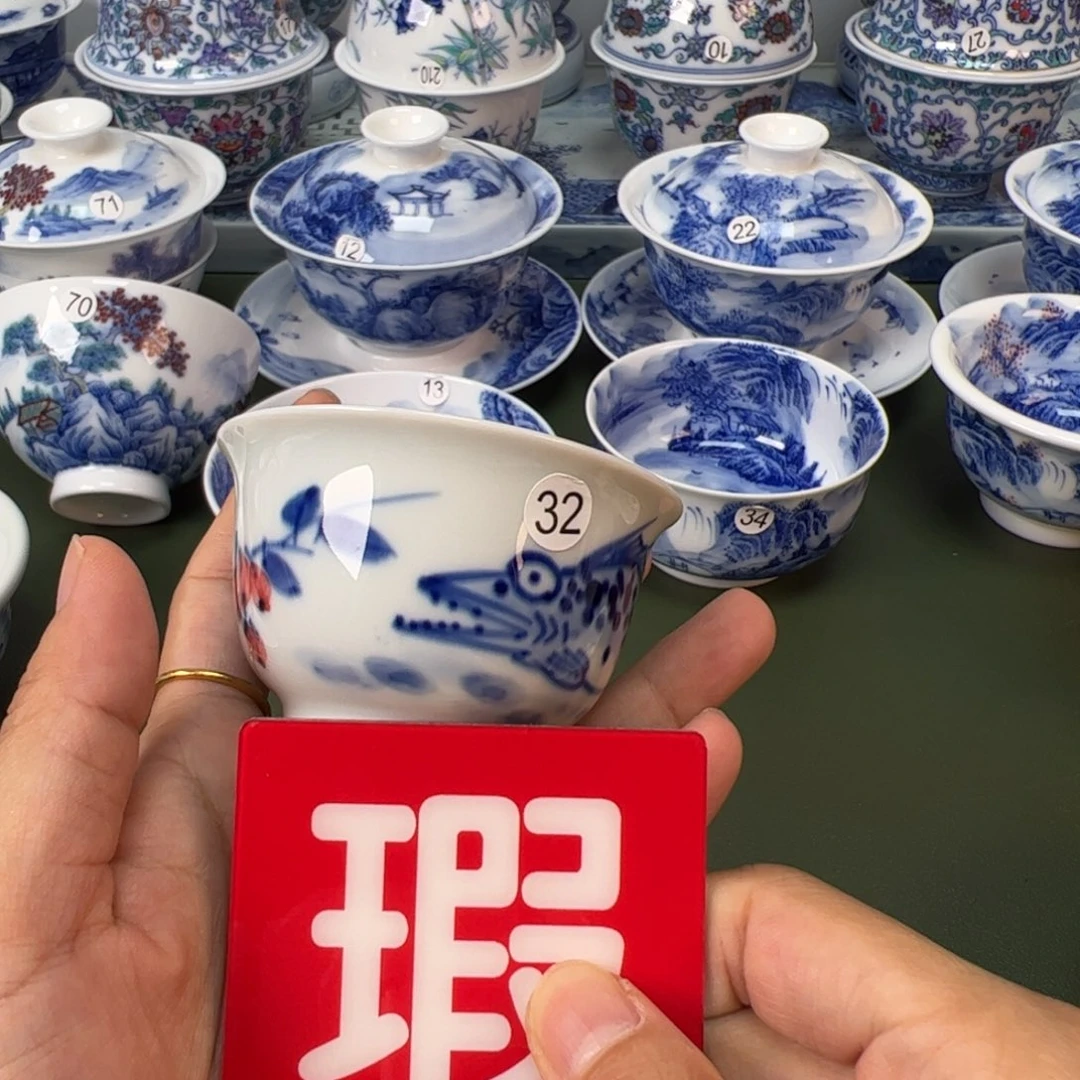 木木景德镇纯手工纯手绘茶具32