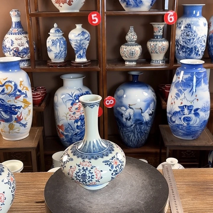 瓷片V****师景德镇陶瓷赏瓶