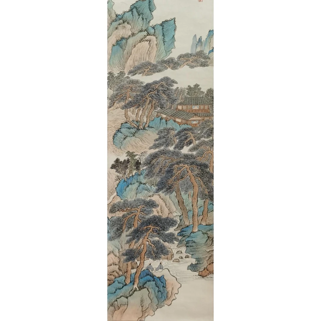 【辽拍】V250709-2-422《山水》（2.5平尺）纸本镜片 DD19