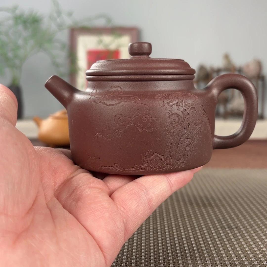 西***林茶壶紫砂微瑕黄龙山原矿紫砂壶