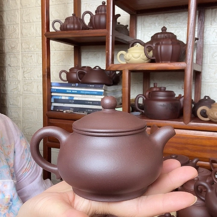 大***成茶壶紫砂潘壶240cc半手工