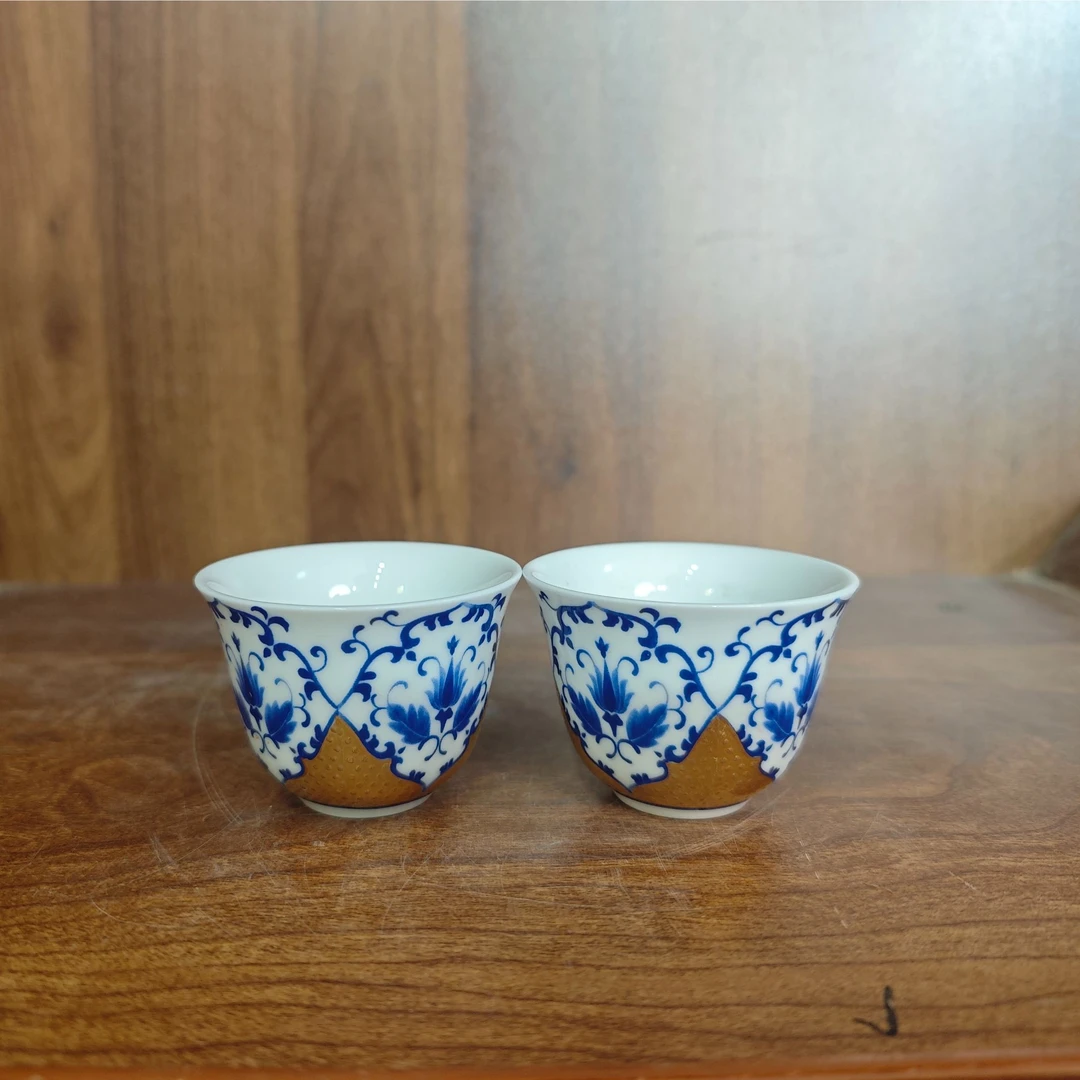 B412景德镇制陶瓷主人杯一对