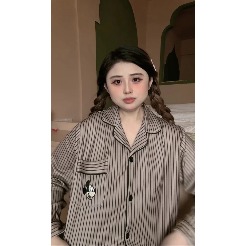 德绒版miki大码睡衣250斤睡衣女套装舒适休闲家居服