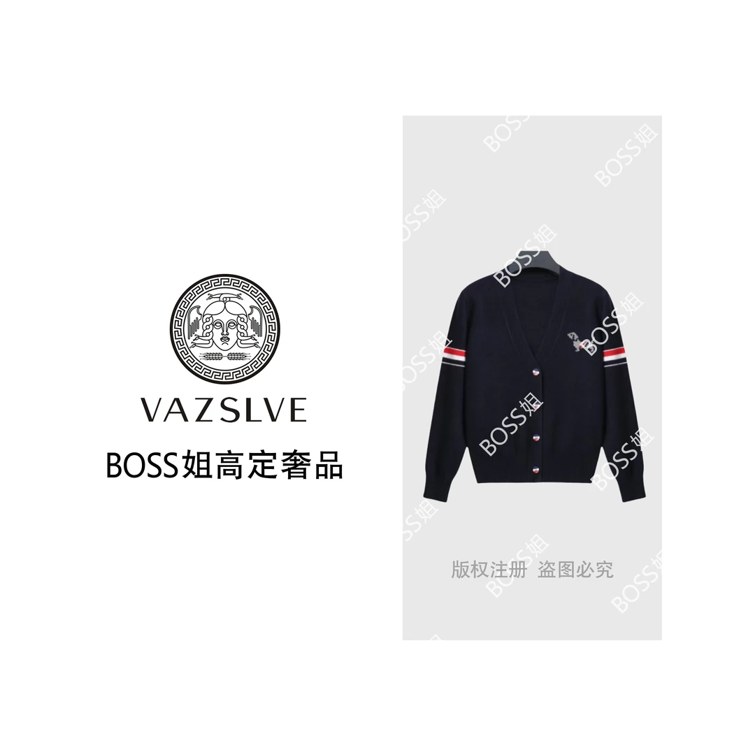 【VAZSLVE/全新奢品】捡漏星光小狗2025早秋新款针织衫开衫9868
