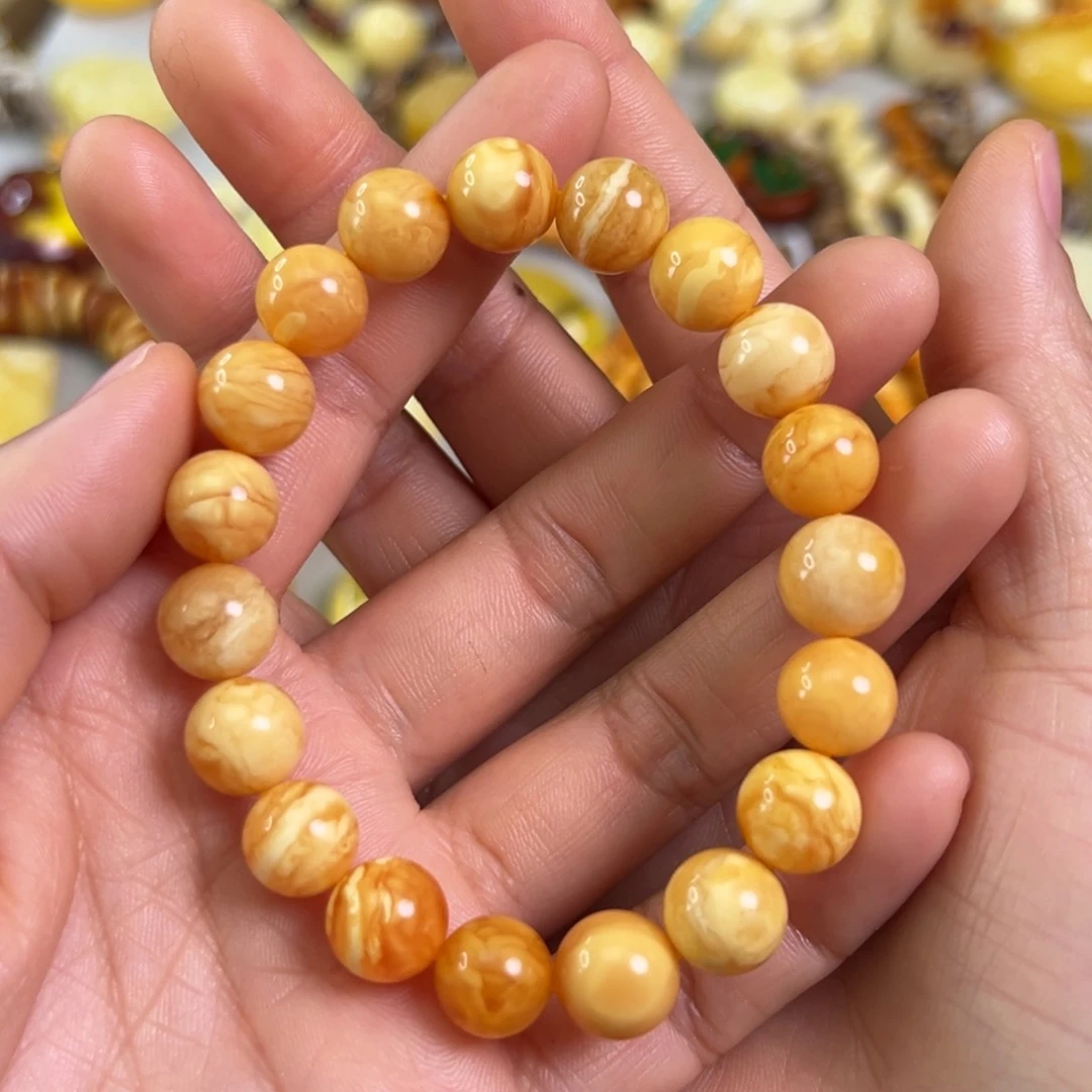 蜜蜡裸石未镶嵌蜜蜡