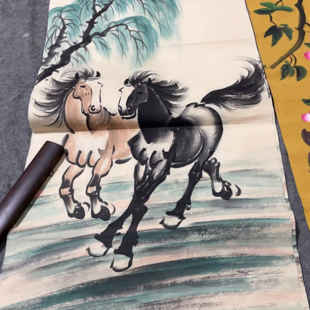 国画国画作品画心一张