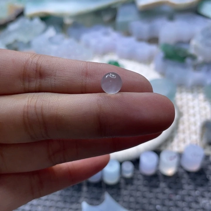 定制翡翠未镶嵌贰**贰珠子