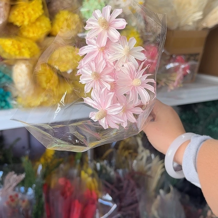 完全开放文心兰浅粉色1束