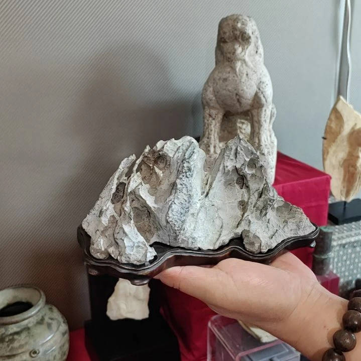 砖雕案头雕刻山子摆件