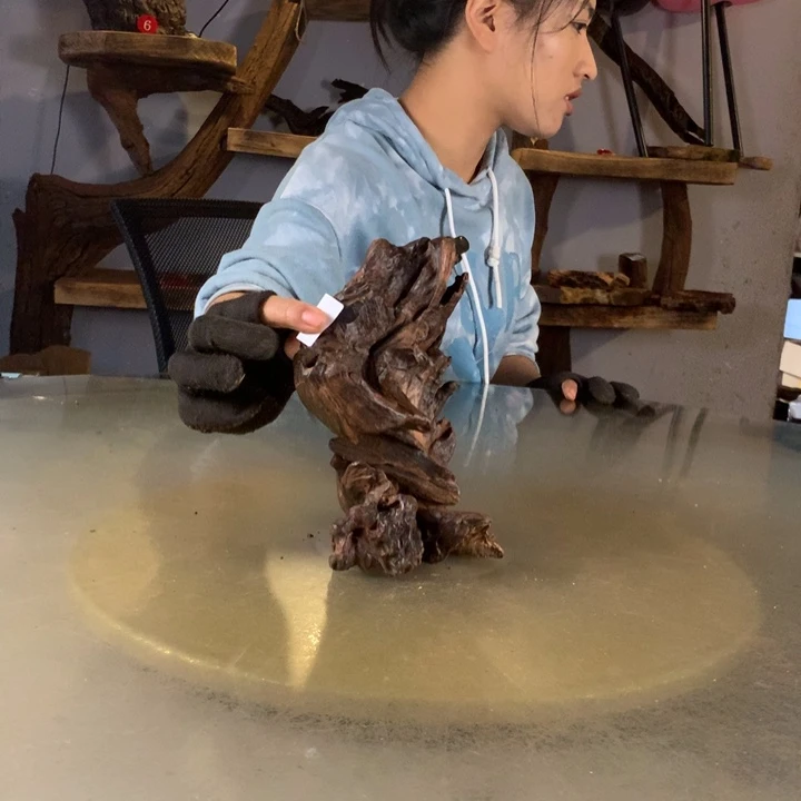 水***青天然的云南紫柚木会黄水