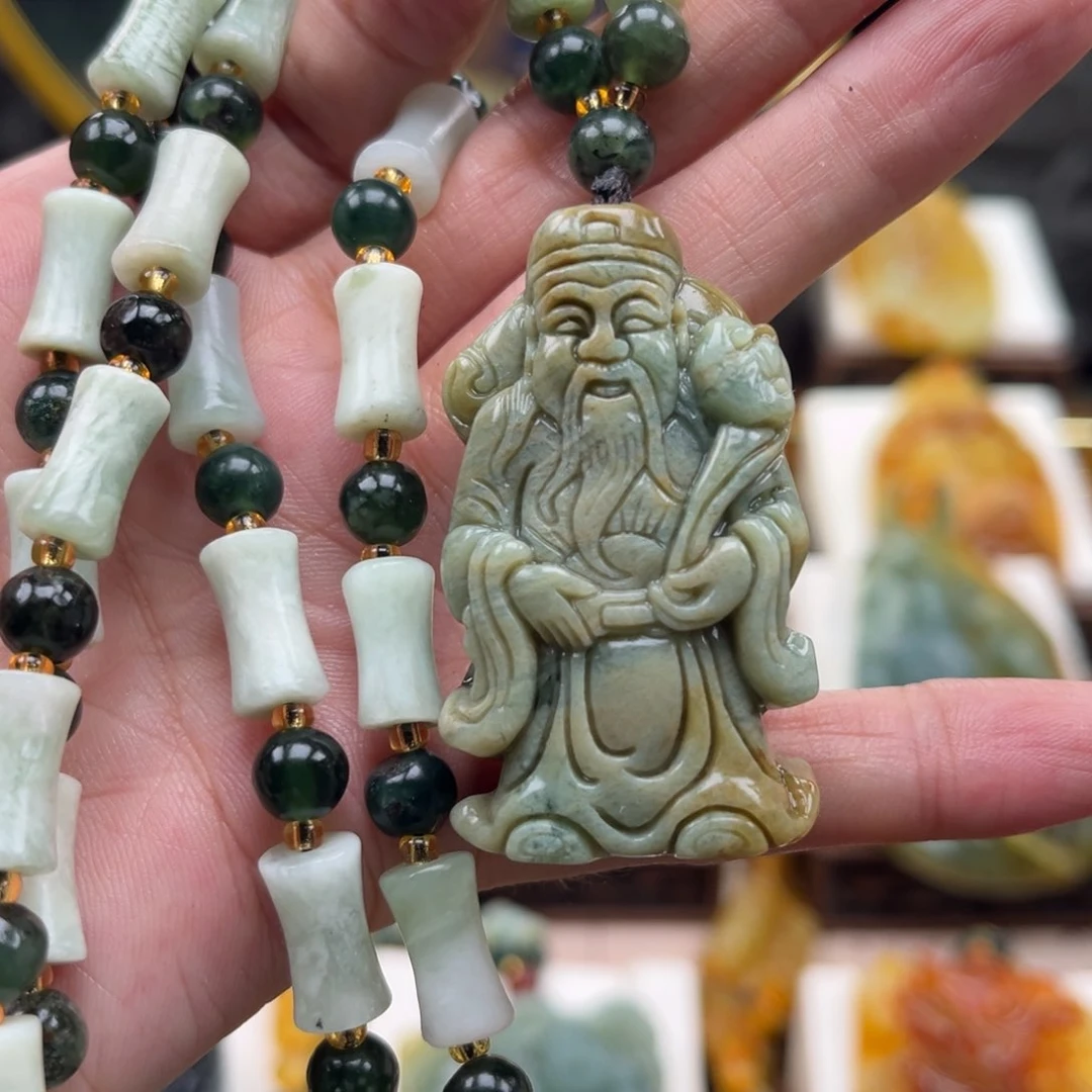 岫玉未镶嵌挂件挂件