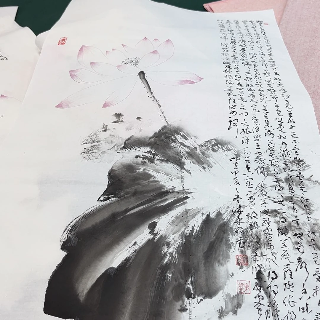 国画宣纸国画纯手绘作品
