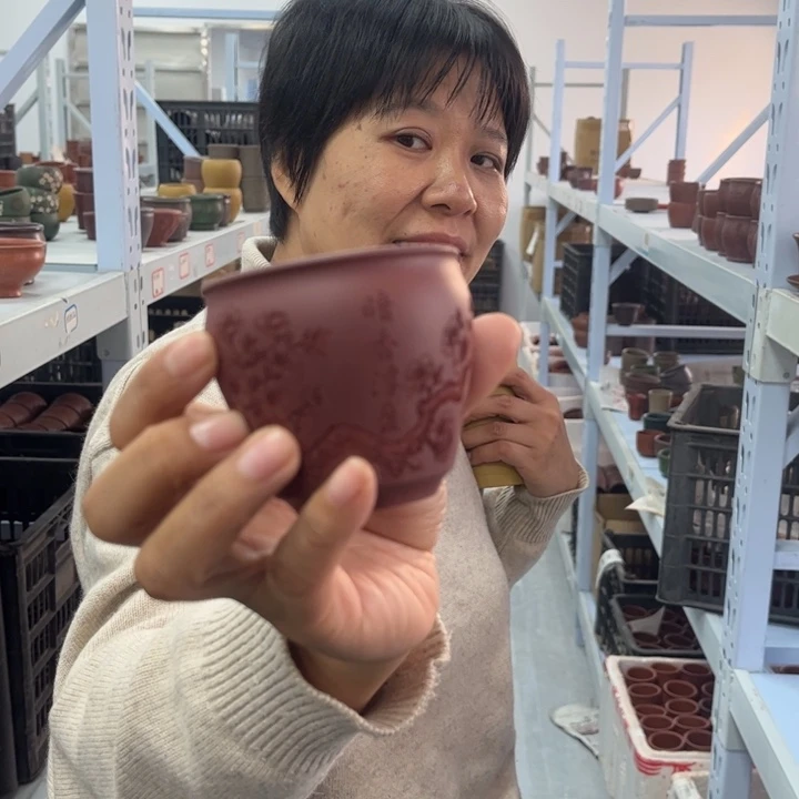 紫砂茶杯紫砂主人杯