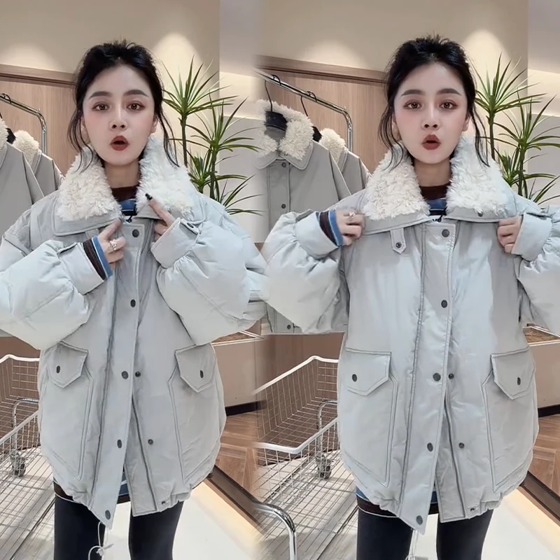 2025秋冬新款时尚显瘦气质网红高档洋气女高级百搭宽松大码外套潮