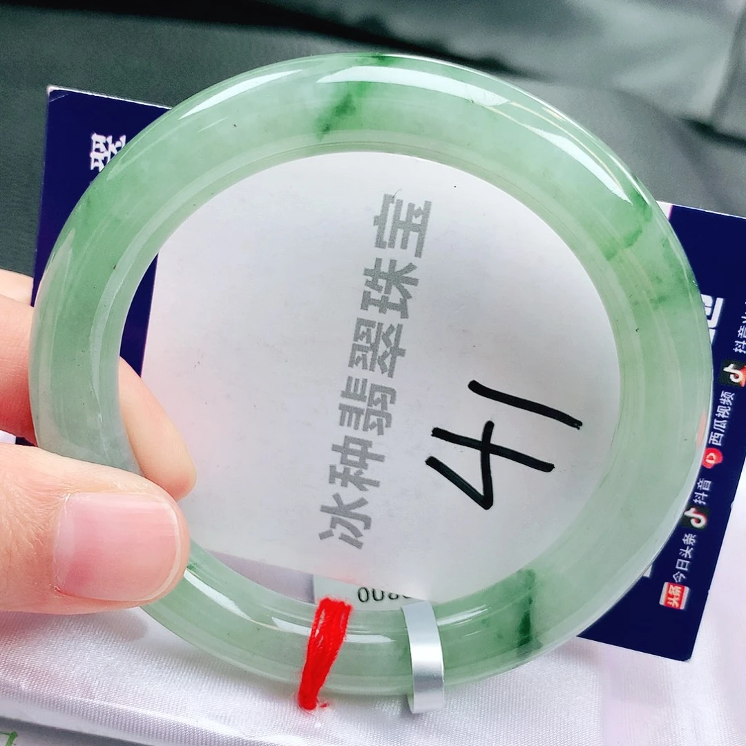 翡翠未镶嵌手镯缅甸天然a货翡翠手镯