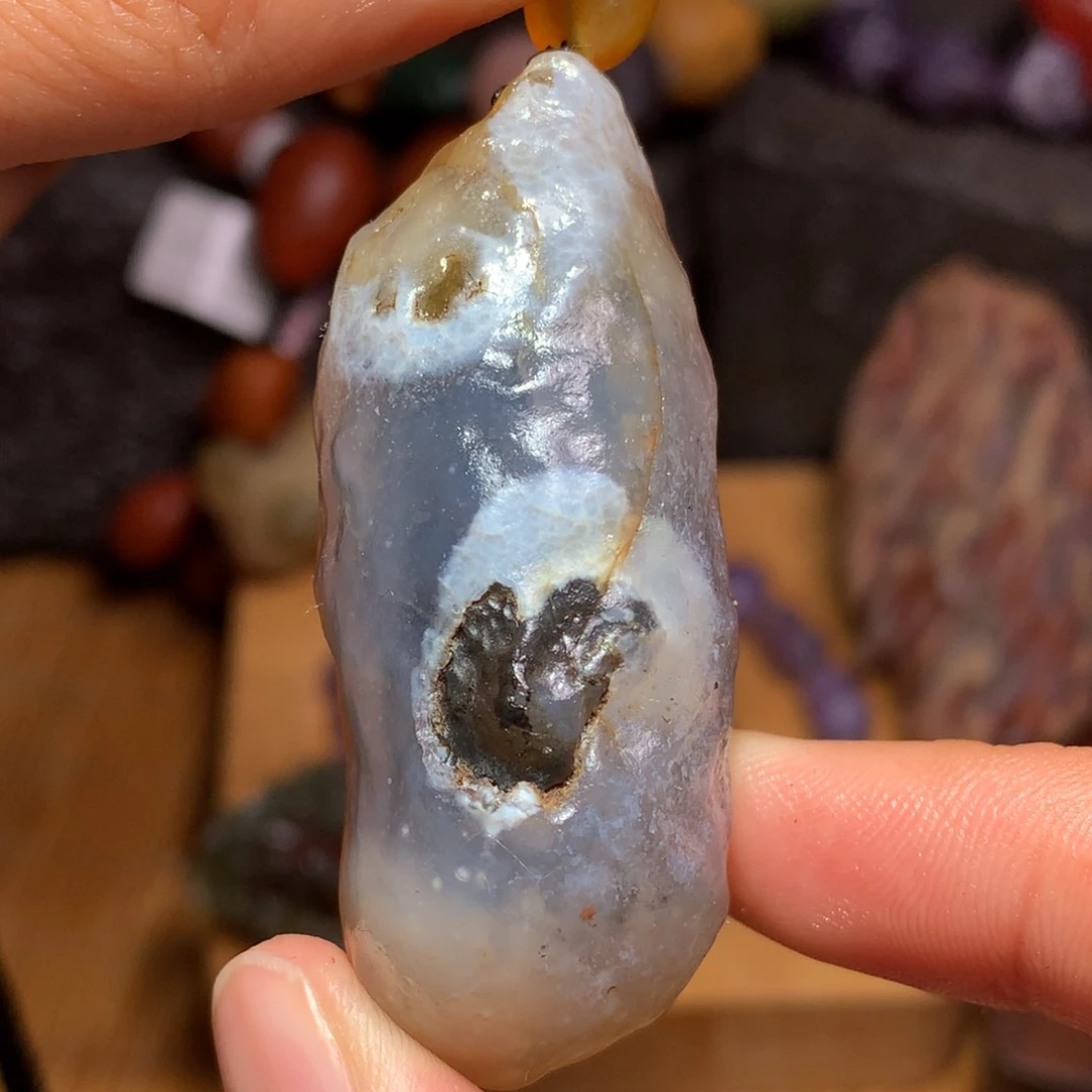 未镶嵌玛瑙/玉髓珠宝半成品