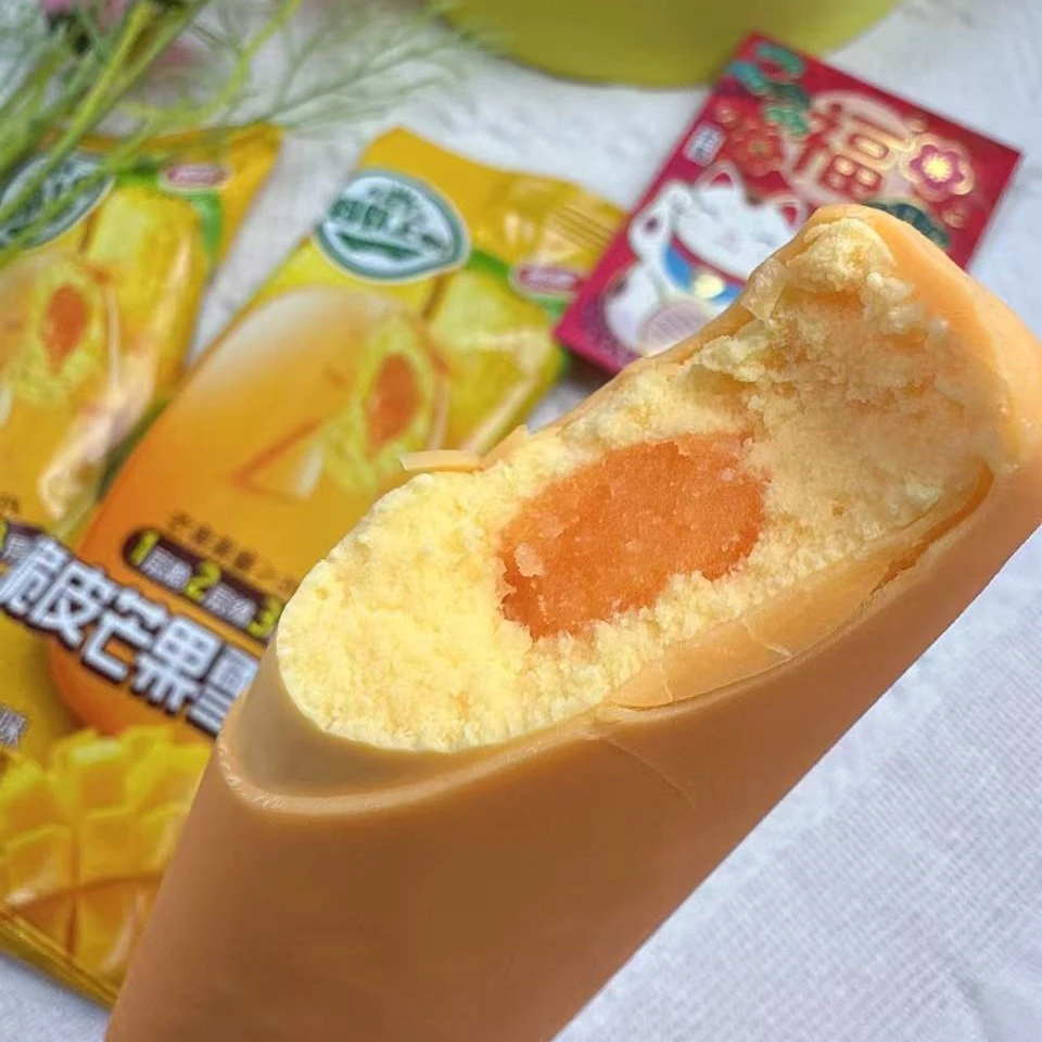 顶喜新品脆皮芒果冰淇淋葡萄蚂蚁上树凤梨榴莲味雪泥组合雪糕冷饮