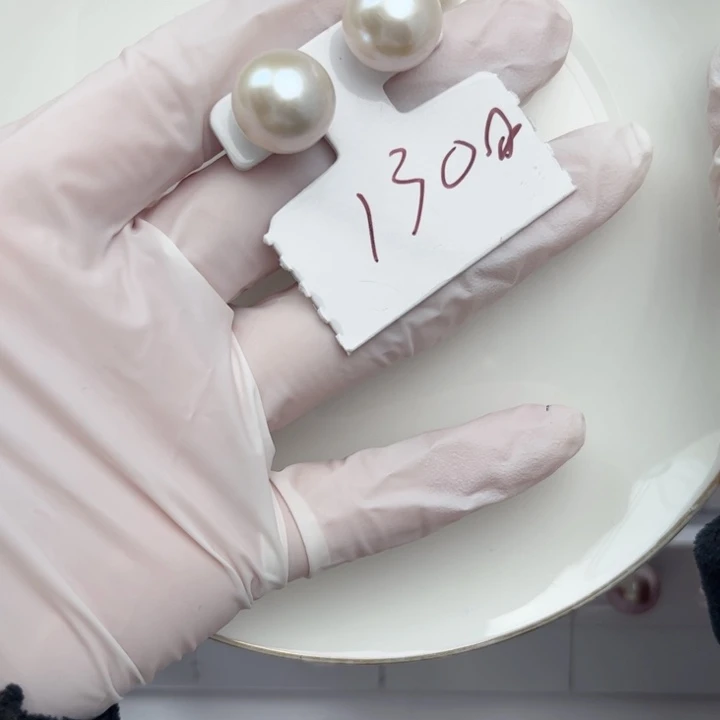 淡水珍珠耳饰银S925镶嵌