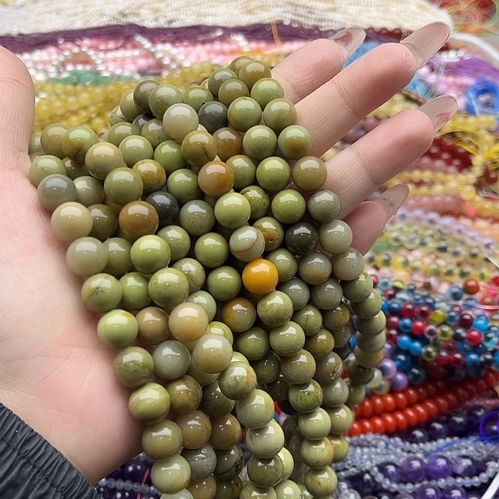 玛瑙/玉髓珠宝半成品未镶嵌2条10mm左右牛油阿拉善几颗有瑕