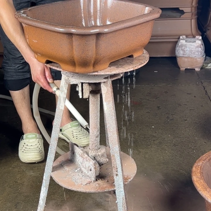 灵***者紫砂花盆微瑕处理盆