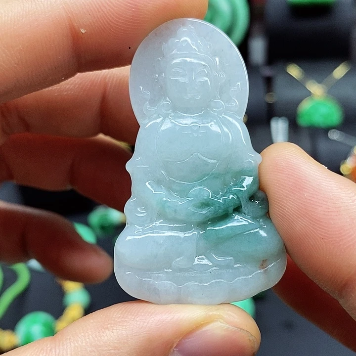 翡翠颈饰未镶嵌吊坠